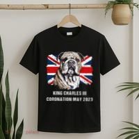 Bulldog Union Jack King Charles Coronation T-Shirt thumb 2