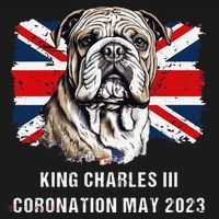Bulldog Union Jack King Charles Coronation Polo thumb 3