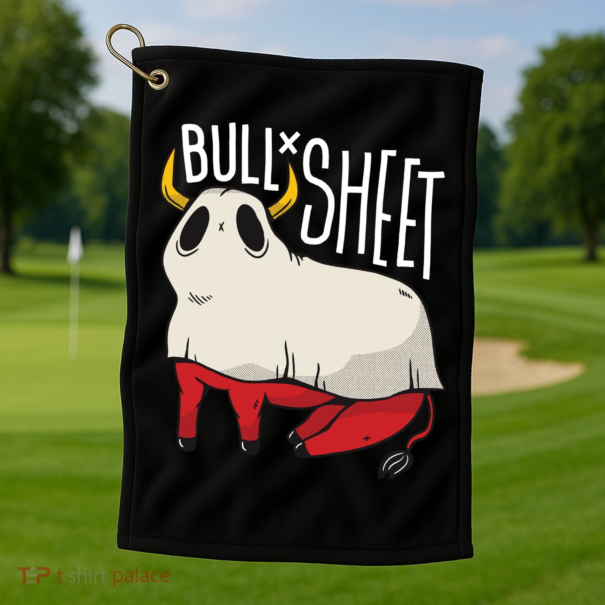 Bull Sheet Golf Towel