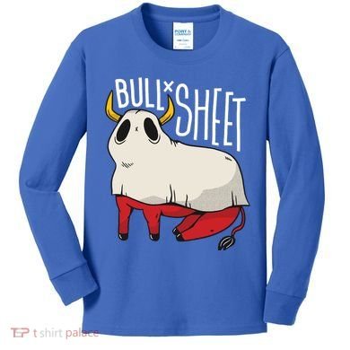 Bull Sheet Kids Long Sleeve Shirt