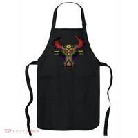 Bull Silhouette Head and Horns Apron thumb 0
