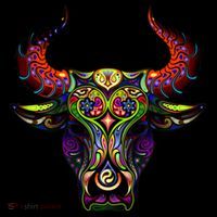 Bull Silhouette Head and Horns Coaster thumb 2