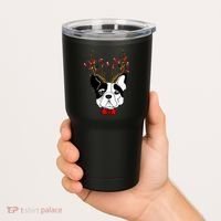 Bulldog Deer Antlers Tumbler thumb 2