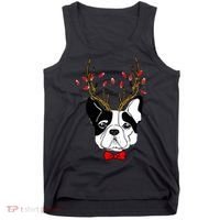 Bulldog Deer Antlers Tank Top thumb 0