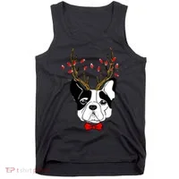Bulldog Deer Antlers Tank Top thumb 0