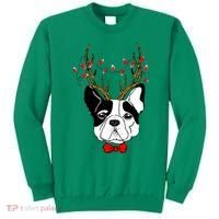 Bulldog Deer Antlers Sweatshirt thumb 0