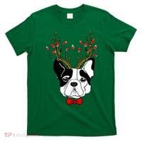 Bulldog Deer Antlers T-Shirt thumb 0