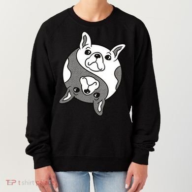 Bulldog Yin Yang  Women's Sweatshirt