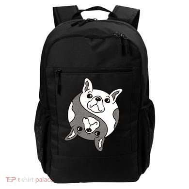 Bulldog Yin Yang  Backpack