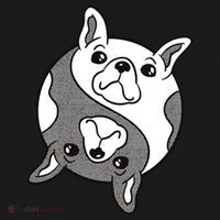 Bulldog Yin Yang  Toddler Hoodie thumb 2