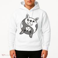 Bulldog Yin Yang  Hoodie thumb 2