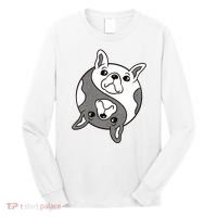 Bulldog Yin Yang  Long Sleeve Shirt thumb 0