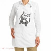 Bulldog Yin Yang  Apron thumb 2