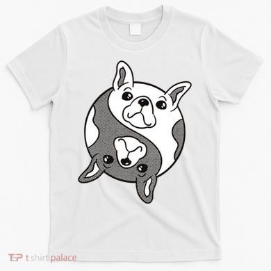 Bulldog Yin Yang  T-Shirt