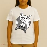 Bulldog Yin Yang  T-Shirt thumb 4