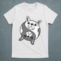 Bulldog Yin Yang  T-Shirt thumb 5