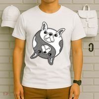 Bulldog Yin Yang  T-Shirt thumb 6
