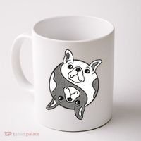 Bulldog Yin Yang  Coffee Mug thumb 0
