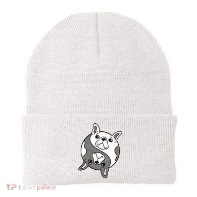 Bulldog Yin Yang  Beanie