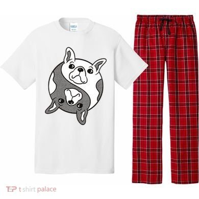 Bulldog Yin Yang  Pajama Set