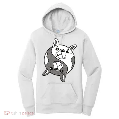 Bulldog Yin Yang Women's Hoodie