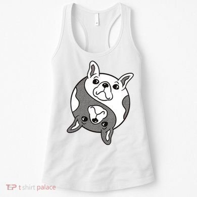 Bulldog Yin Yang  Women's Tank Top