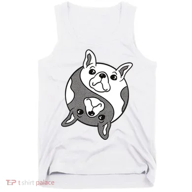 Bulldog Yin Yang  Tank Top