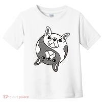 Bulldog Yin Yang  Toddler T-Shirt thumb 0