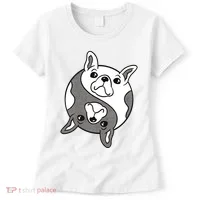 Bulldog Yin Yang  Women's T-Shirt thumb 0