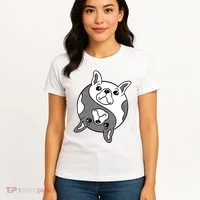 Bulldog Yin Yang  Women's T-Shirt thumb 4