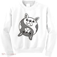 Bulldog Yin Yang  Kids Sweatshirt thumb 0