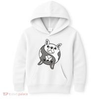 Bulldog Yin Yang  Kids Hoodie thumb 0