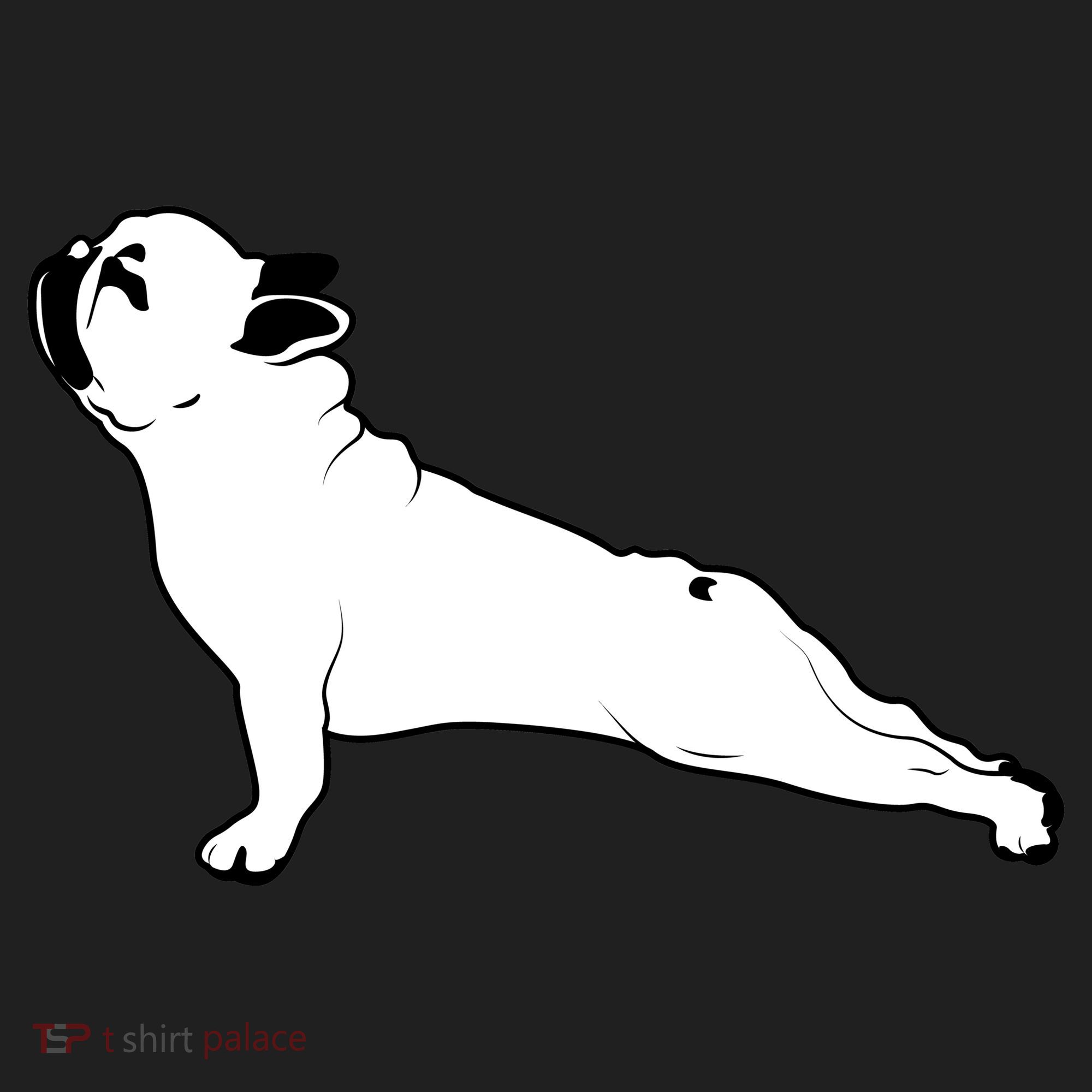 Bulldog Yoga Pose Women's Sweatshirt
