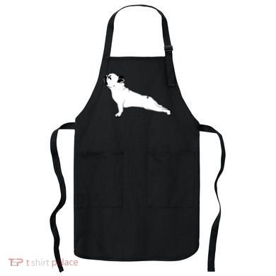 Bulldog Yoga Pose Apron