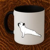 Bulldog Yoga Pose Coffee Mug thumb 2
