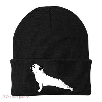 Bulldog Yoga Pose Beanie