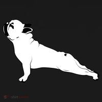 Bulldog Yoga Pose Women's Hoodie thumb 2
