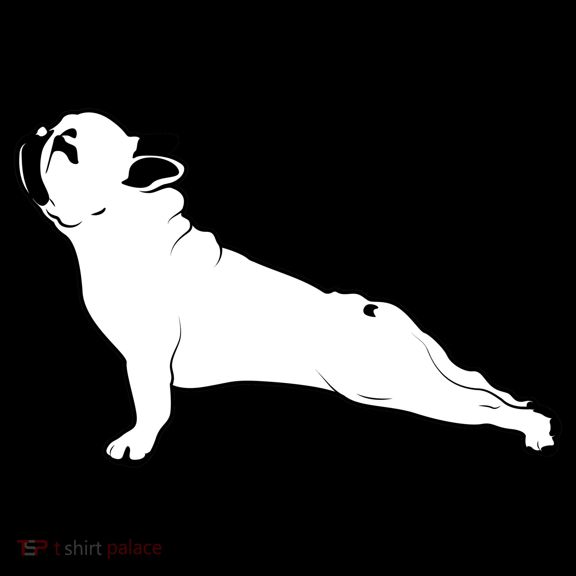 Bulldog Yoga Pose Women's Hoodie