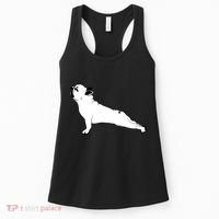 Bulldog Yoga Pose Women's Tank Top thumb 0