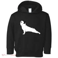 Bulldog Yoga Pose Toddler Hoodie thumb 0