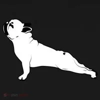 Bulldog Yoga Pose Toddler Hoodie thumb 2