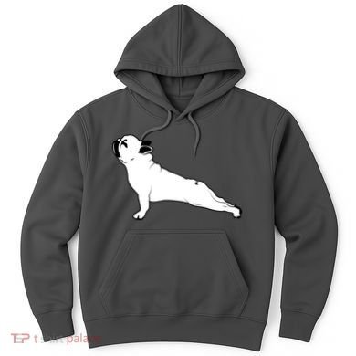 Bulldog Yoga Pose Hoodie