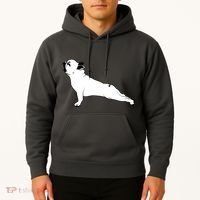 Bulldog Yoga Pose Hoodie thumb 2