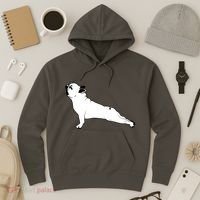 Bulldog Yoga Pose Hoodie thumb 3