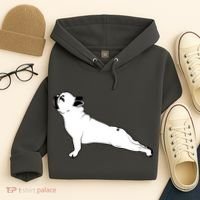 Bulldog Yoga Pose Hoodie thumb 4