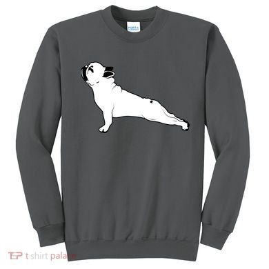 Bulldog Yoga Pose Sweatshirt