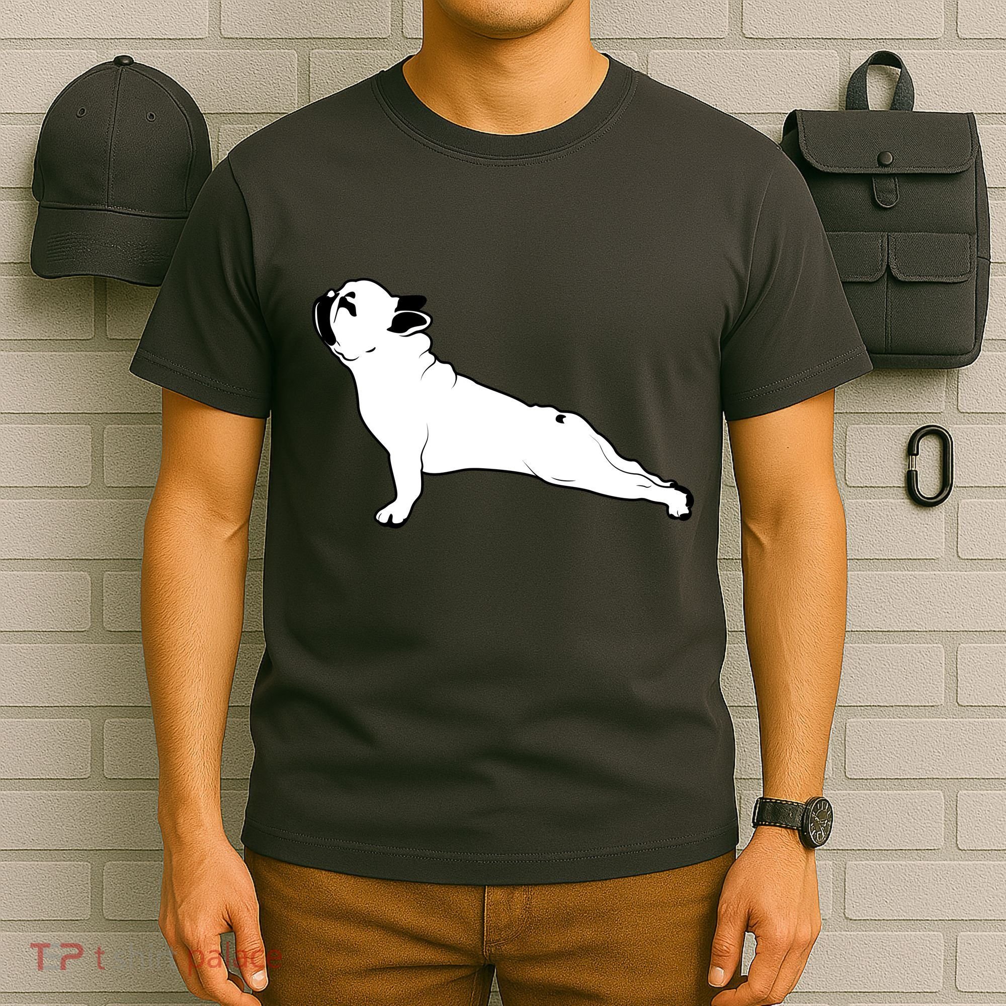 Bulldog Yoga Pose T-Shirt