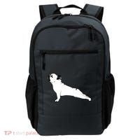 Bulldog Yoga Pose Backpack thumb 0