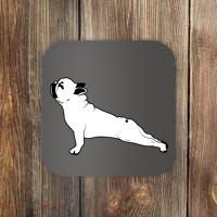 Bulldog Yoga Pose Coaster thumb 0