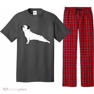 Bulldog Yoga Pose Pajama Set